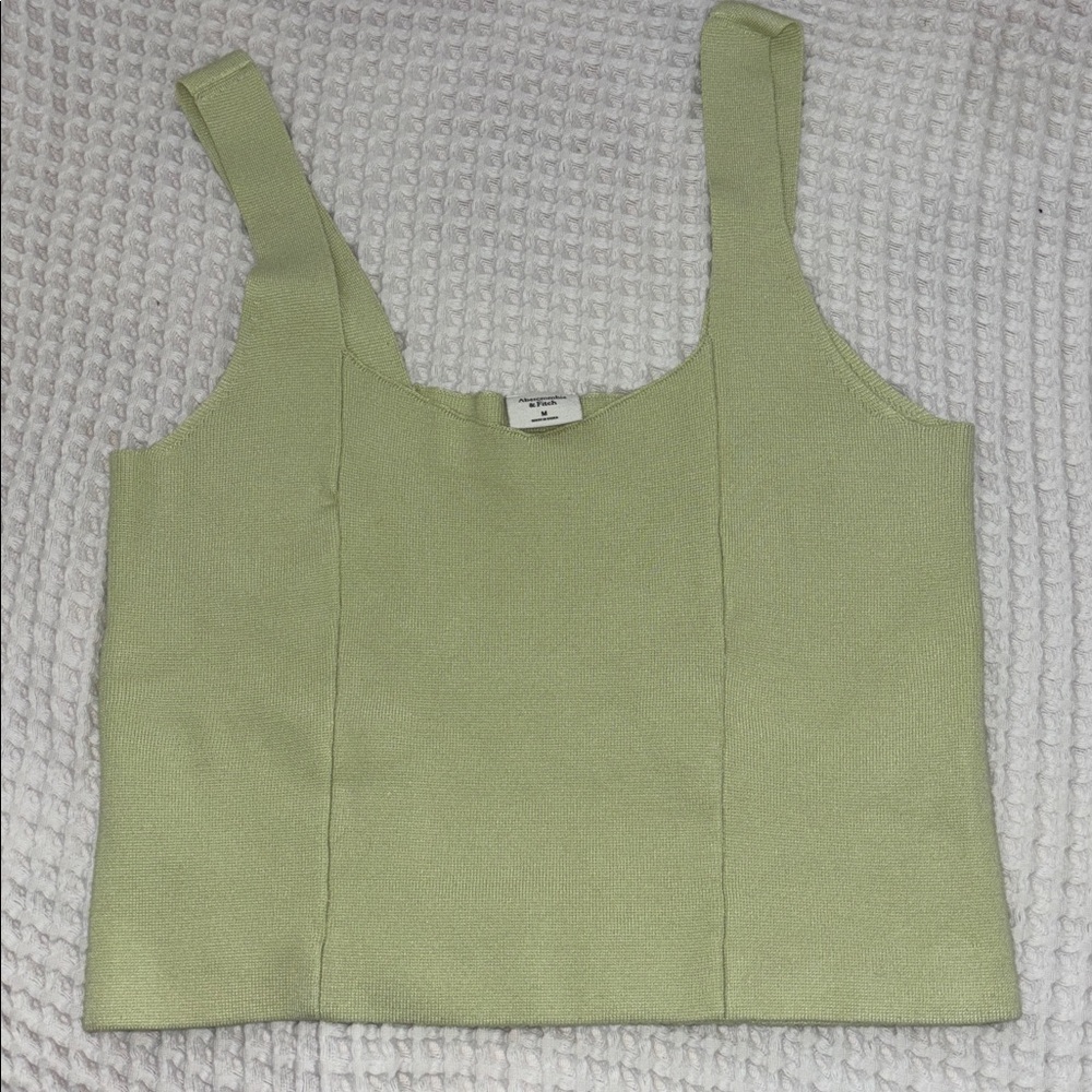 Abercrombie & Fitch Light Green Tank Top